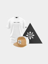 WAIMEA White T-shirt + Flat Cap Set