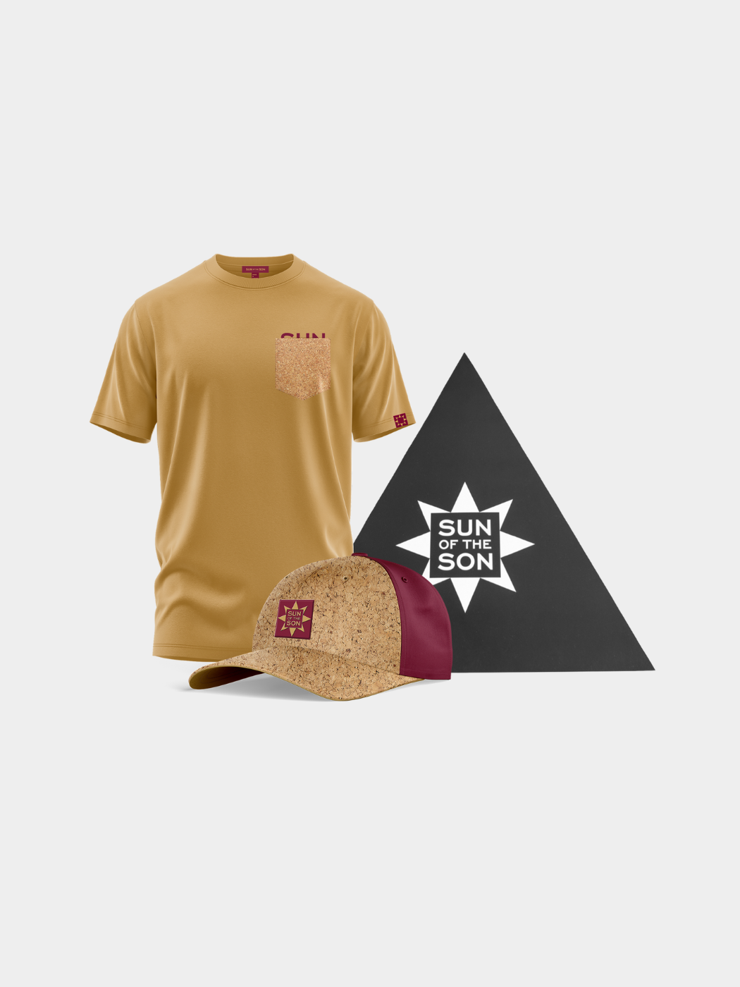 MAVERICK Camel + Bordeaux Set